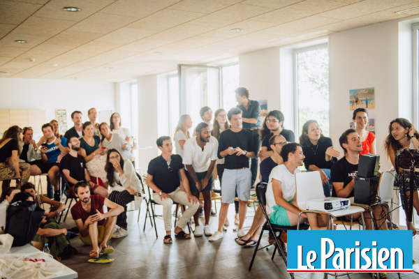 Le Parisien 93 à l'Université d'été Le Choix de l'école.