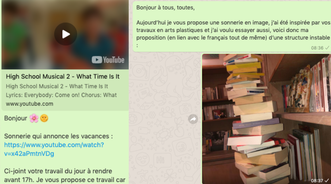 préserver les repères scolaires des élèves pendant l'école à distance avec des rituels