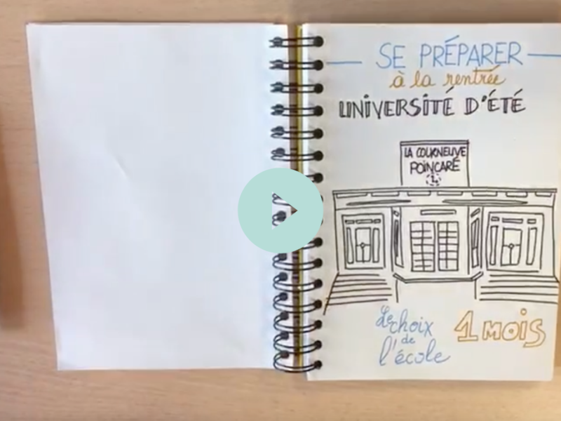 se former au métier de professeur pendant le campus d'été première semaine du campus d'été