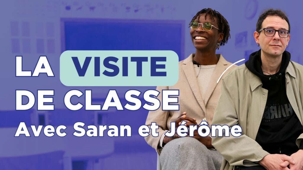 Saran et Jerome La visite de classe